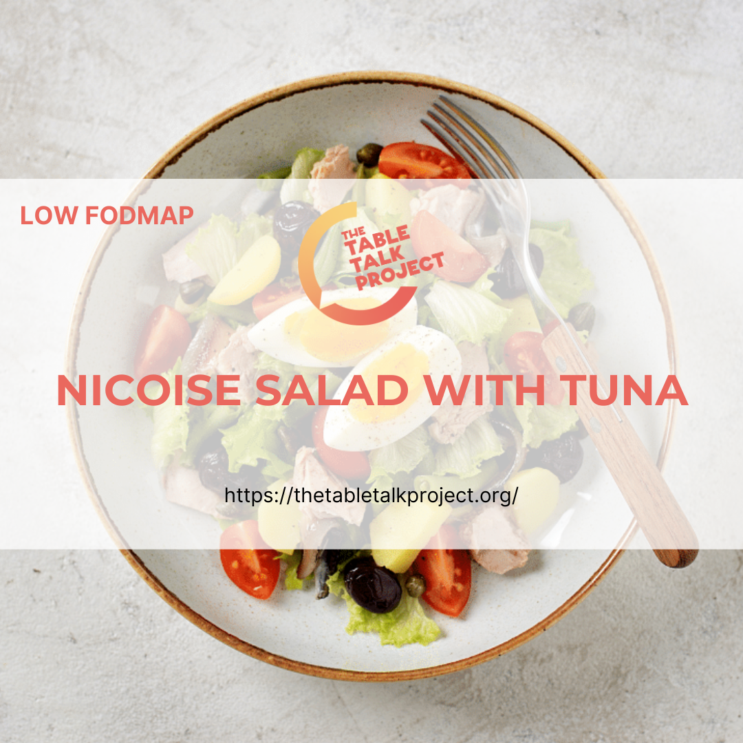 Low Fodmap Nicoise salad with tuna The Table Talk Project
