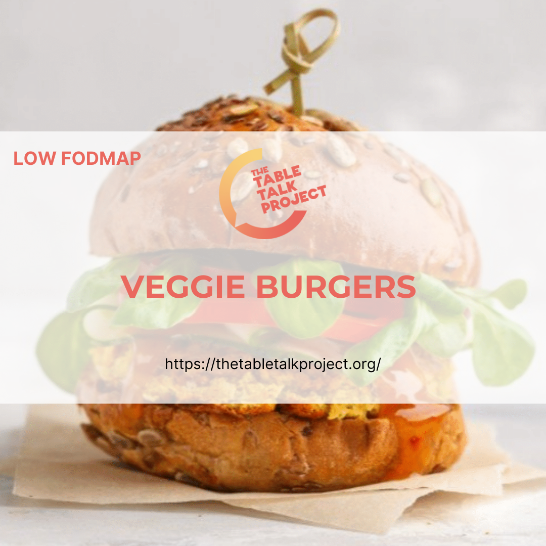 Low Fodmap Veggie burgers The Table Talk Project